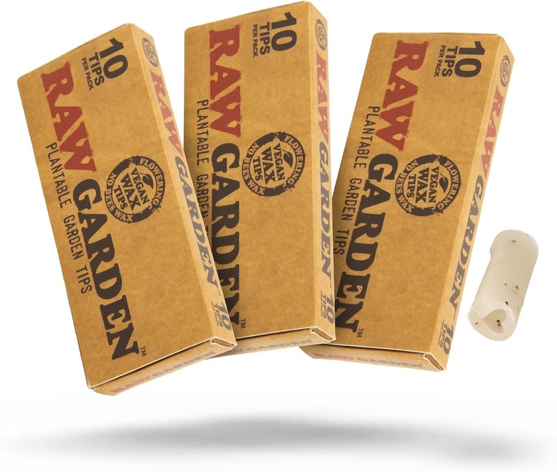 Raw نصائح فلتر حديقة قابلة للزراعة - 10 نصائح لكل عبوة - مجموعة 3 عبوات = 30 نصيحة - Image 1